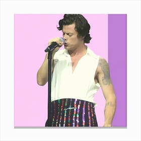 Harry Styles 4 Square Canvas Print