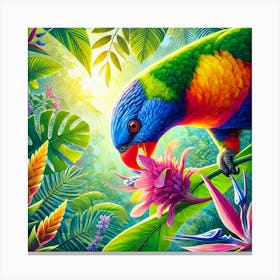 King Lorikeet Canvas Print