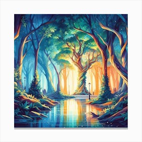 Fairytale Forest 5 Canvas Print