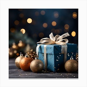 Elegant Christmas Gift Boxes Series011 Canvas Print