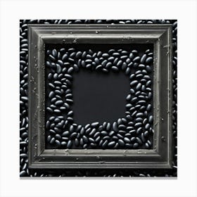 Black Beans In A Frame Canvas Print