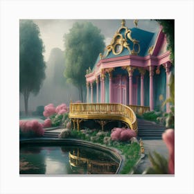 Cinderella'S Palace Canvas Print