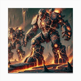 Earthquake Titans Canvas Print