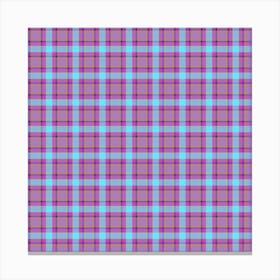 Plaid Fabric 211 Canvas Print