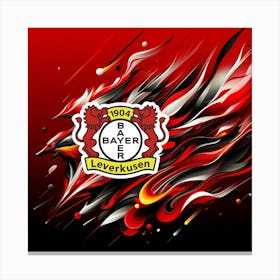 Bayer 04 Leverkusen Logo Wall Art 7 Canvas Print