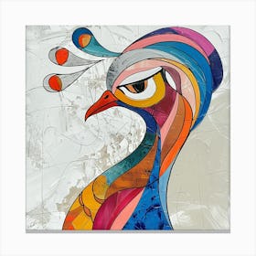 Peacock - colorful cubism, cubism, cubist art,    abstract art, abstract painting  city wall art, colorful wall art, home decor, minimal art, modern wall art, wall art, wall decoration, wall print colourful wall art, decor wall art, digital art, digital art download, interior wall art, downloadable art, eclectic wall, fantasy wall art, home decoration, home decor wall, printable art, printable wall art, wall art prints, artistic expression, contemporary, modern art print, Canvas Print