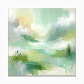 Abstract Landscape Painting 1 Canvas Print