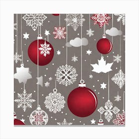 Christmas Ornaments 105 Canvas Print