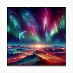 Aurora Borealis Canvas Print