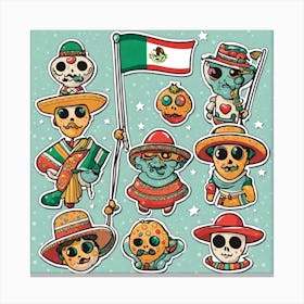 Mexican Day Of The Dead 2 Canvas Print