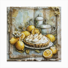 Lemon Meringue Pie 1 Canvas Print