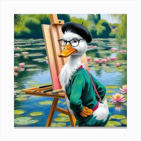 Duck Painting 10 Canvas Print