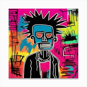 Basquiat State Of Mind 2 Canvas Print