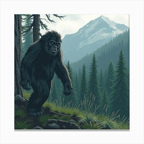 Bigfoot 1 Canvas Print