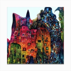 'The City' Canvas Print