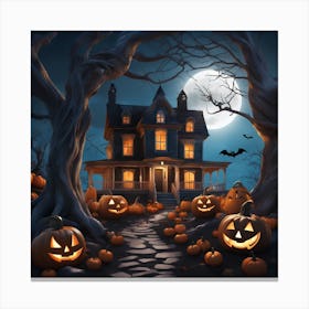 Haunted House 10 Canvas Print