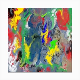 Abstract Painting Canvas Print