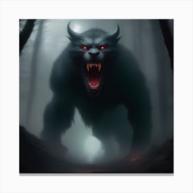 Werewolf Canvas Print