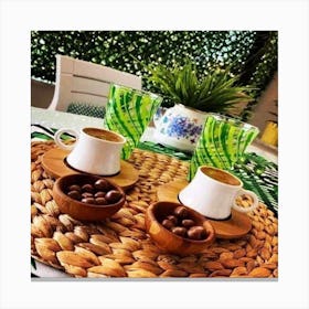 Coffee Table Canvas Print