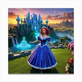 Little Mermaid 3 Canvas Print