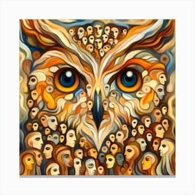 The Mystical Owl Canvas Print