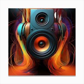 Abstract Music Canvas Print