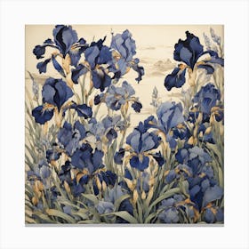 Iris Garden Canvas Print