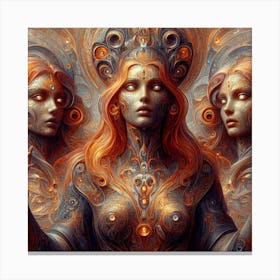 Three Goddesses 2 Canvas Print