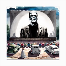 Frankenstein Movie Poster Canvas Print