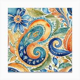 Paisley 6 Canvas Print