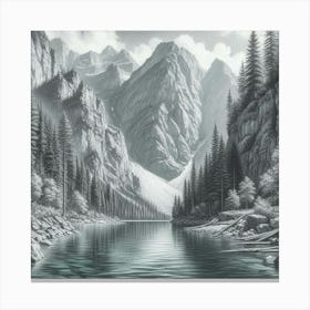 River Valley Canvas Print