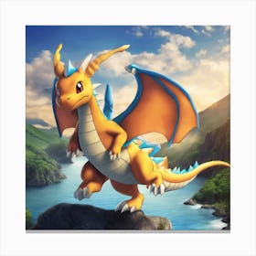 Pokemon Dragon 1 Canvas Print