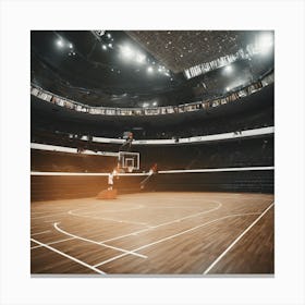 Basketball Court 25 Canvas Print