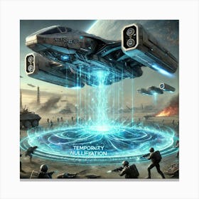 Starseeker Hovercraft Gravity Nullification Canvas Print