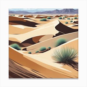 Desert Landscape 14 Canvas Print