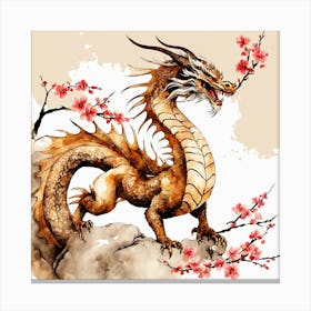 Dragon Painting (11) Canvas Print