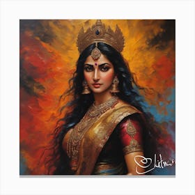 Goddess Lakshmi Canvas Print