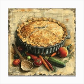 Chicken Pot Pie 1 Canvas Print