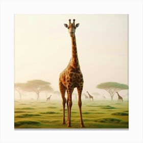 Giraffe Stock Videos & Royalty-Free Footage Canvas Print