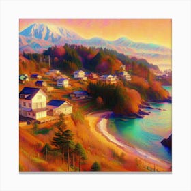 California Sunset Canvas Print