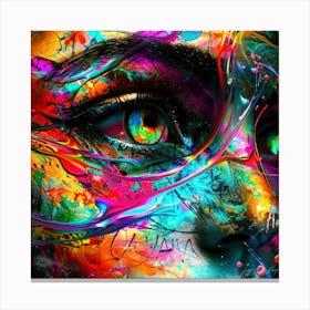 Psychedelic Eye - Belle View Canvas Print