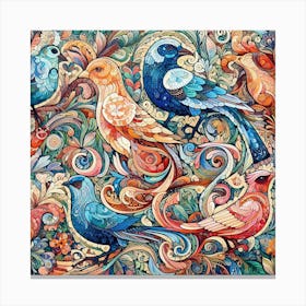 Beauty Of Birds Canvas Print