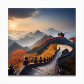 CHINESE FRONTIER Canvas Print