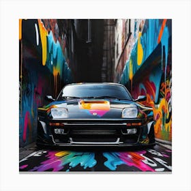 Graffiti Car 2 Canvas Print