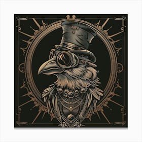 Steampunk Eagle 7 Canvas Print