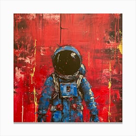 Astronaut In Space 5 Canvas Print