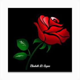 Red Rose Canvas Print