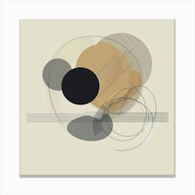 Abstract Circles 5 Canvas Print