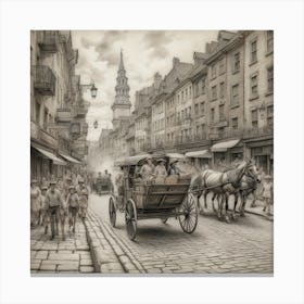 Old Europe art Canvas Print