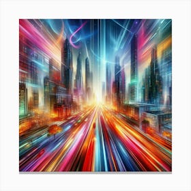 Futuristic City 6 Canvas Print